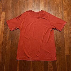 lululemon Coral Performance Short Sleeve Tee Mens